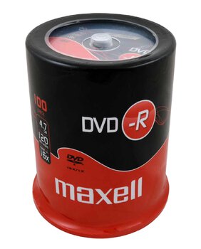 DVD-R 4.7GB 16X MAXELL 275611 cake 100 DVD-R 4.7GB 16X MAXELL 275611 cake 100
