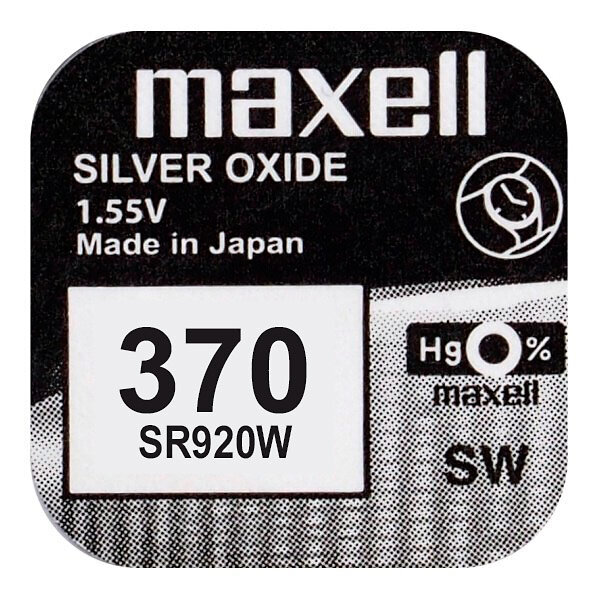 Bateria srebrowa Maxell 371