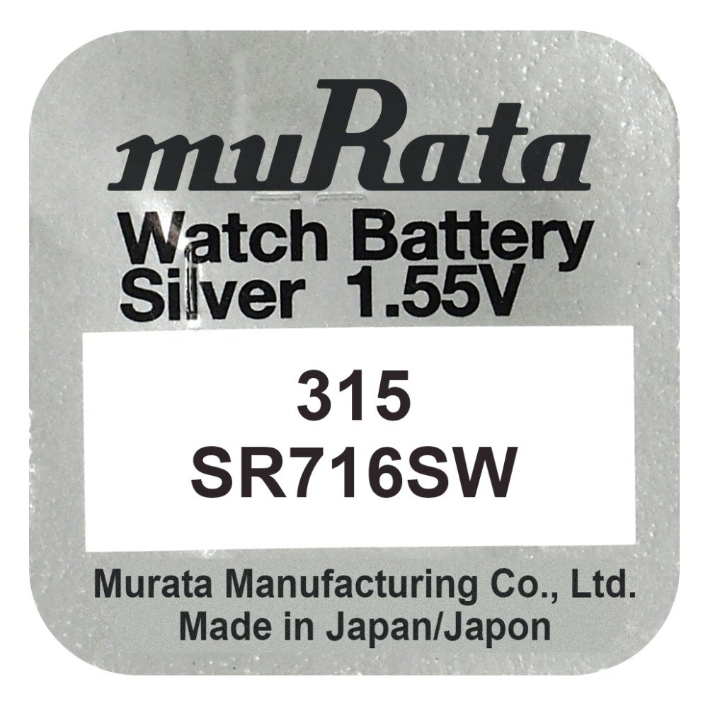 Bateria srebrowa Murata 315