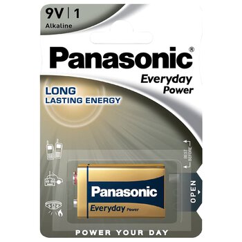 1 x 6LR61/9V (R9*) battery PANASONIC EVERYDAY POWER (blister)