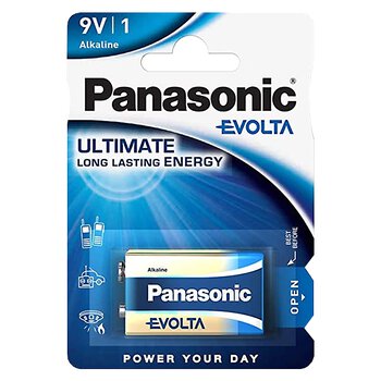 1 x 6LR61/9V battery (R9*) PANASONIC EVOLTA POWER (blister)