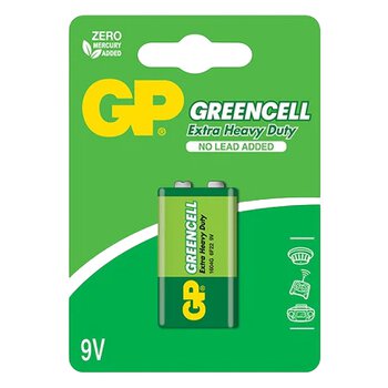 1 x 6F22/9V GP GreenCell Zinc Carbon Battery