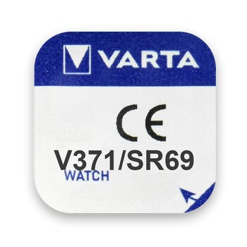 1 x silver battery (watch) 371 VARTA (SR920SW) Bat.