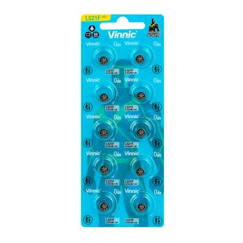 10 x batterie alcaline mini Vinnic G0 / AG0 / LR63 / L521