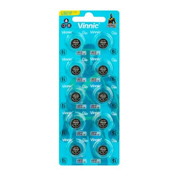 10 x batterie alcaline mini Vinnic G6 / AG6 / LR921 / LR920 / LR69