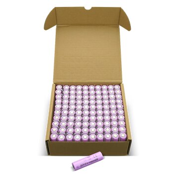 100x 18650 li-ion EVE INR18650-30P - bulk packaging