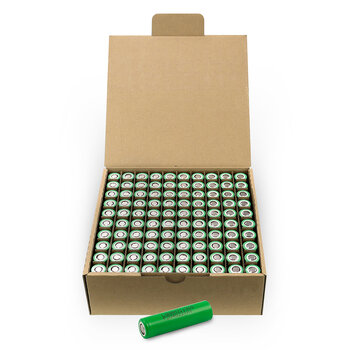 18650 Li-ion Battery 3400 mAh LG INR18650 MJ1 - bulk packaging - 100 pieces