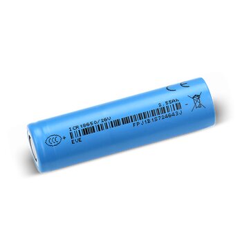 100x EVE ICR18650-26V li-ion Battery 18650 - bulk packaging