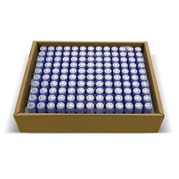 130x 21700 li-ion EVE INR21700-40P - bulk packaging