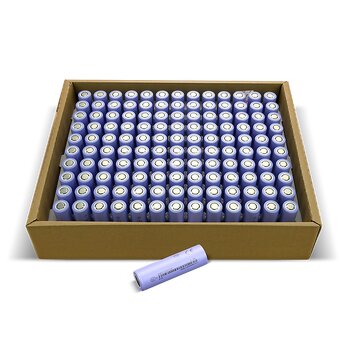 130x 21700 li-ion EVE INR21700-40P - bulk packaging