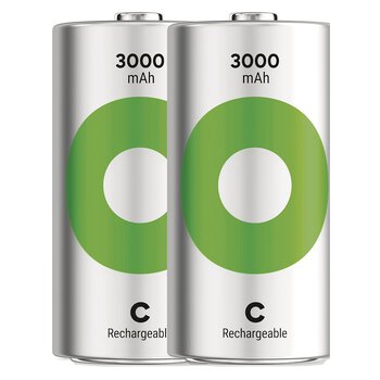 2 x rechargeable batteries C / R14 Ni-MH GP ReCyko 3000 mAh