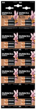Duracell HDBC LR6 AA alkaline battery (10x2 blister) - 20 pieces