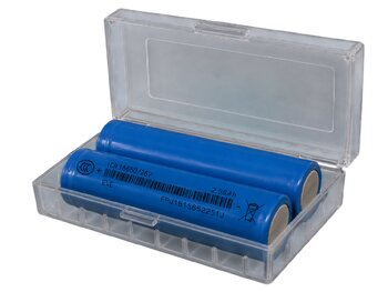2x 18650 li-ion EVE ICR18650-26V - BOÎTE / conteneur 2x 18650 li-ion EVE ICR18650-26V - BOÎTE / conteneur