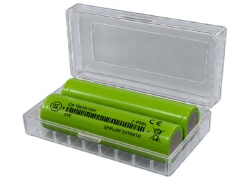 2x 18650 li-ion EVE INR18650-29V - BOÎTE / conteneur 2x 18650 li-ion EVE INR18650-29V - BOÎTE / conteneur