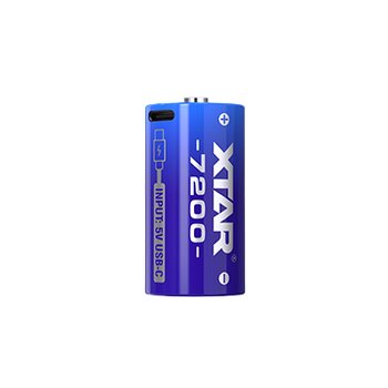 2x XTAR R14/C 1.5V Li-ion 4350mAh BOX USB-C SS