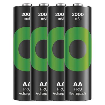 4 x rechargeable AA / R6 GP ReCyko Pro Ni-MH 2000 mAh rechargeable batteries