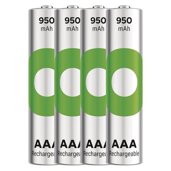 4 x rechargeable batteries AAA / R03 Ni-MH GP ReCyko 950mAh