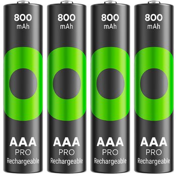 4 x rechargeable batteries AAA / R03 Ni-MH GP ReCyko Pro 800mAh