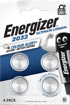 4 x bateria litowa mini Energizer Ultimate Lithium CR2032