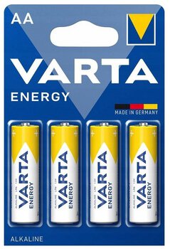 4 x Varta ENERGY LR6/AA Value Pack 4106