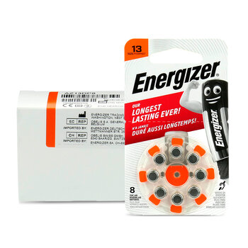 48 x Energizer 13 hearing aid batteries