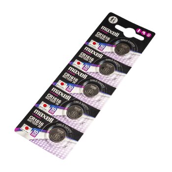 5 x Maxell CR1616 lithium battery 5 x Maxell CR1616 lithium battery