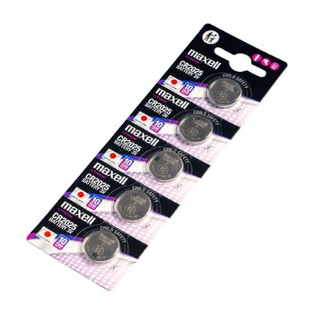 5 x Maxell CR2025 Lithium Battery