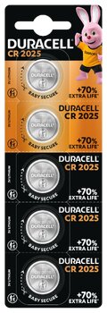 5 x mini lithium battery Duracell CR2025 DL2025 ECR2025 HSDC 5 x mini lithium battery Duracell CR2025 DL2025 ECR2025 HSDC