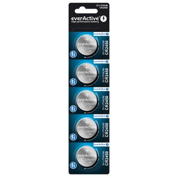5 x everActive CR2450 mini lithium battery