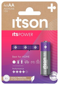AA / LR6 ITSON ITSPOWER (blister) - 4 pieces
