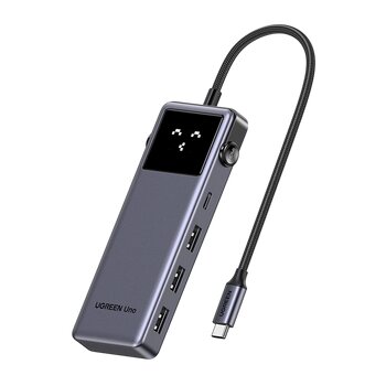 Adapter hub USB-C 6w1 Ugreen CM889 75177 3x USB 3.0 + HDMI + 2x USB-C Adapter hub USB-C 6w1 Ugreen CM889 75177 3x USB 3.0 + HDMI + 2x USB-C