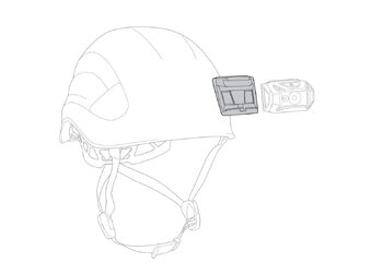 adapter for helmet for Petzl E073AB00 flashlights adapter for helmet for Petzl E073AB00 flashlights