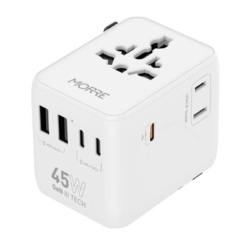 45W 3xUSB-C 2xUSB-A MORRE M471 Travel Adapter