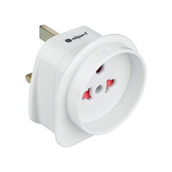 Travel adapter UK DPM white