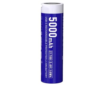 accumulateur avec protection XTAR 21700 5000mAh USB-C accumulateur avec protection XTAR 21700 5000mAh USB-C