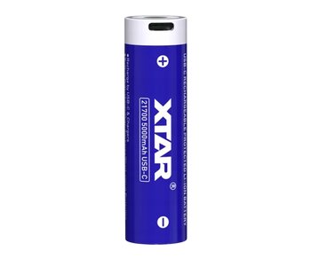 accumulateur avec protection XTAR 21700 5000mAh USB-C accumulateur avec protection XTAR 21700 5000mAh USB-C
