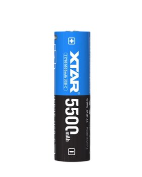 battery with protection. XTAR 21700 5500mAh USB-C