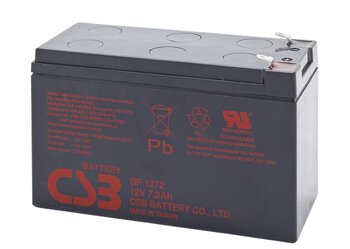 AGM CSB gel battery GP1272F1 12V 7,2AH T1