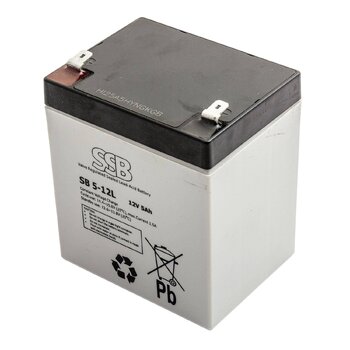 AGM gel battery SSB SB 5-12L 12V 5Ah T2