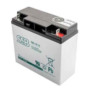AGM gel battery SSB SBL 18-12 12V 18Ah M5