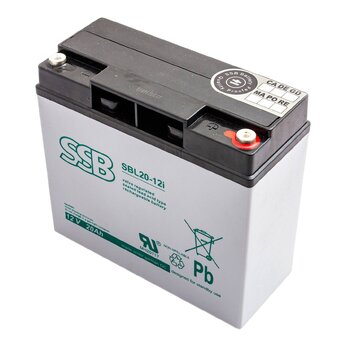 AGM gel battery SSB SBL 20-12i 12V 20Ah M5 AGM gel battery SSB SBL 20-12i 12V 20Ah M5