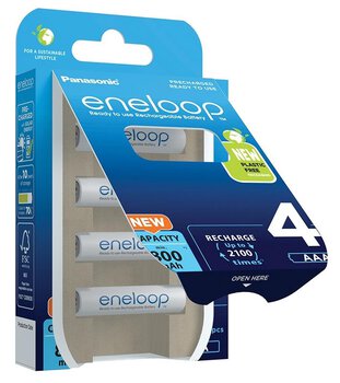 rechargeable batteries AAA / R03 Panasonic ENELOOP (BK-4MCDE/4BE) (blister) - 4 pcs