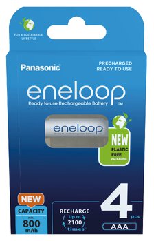 rechargeable batteries AAA / R03 Panasonic ENELOOP (BK-4MCDE/4BE) (blister) - 4 pcs