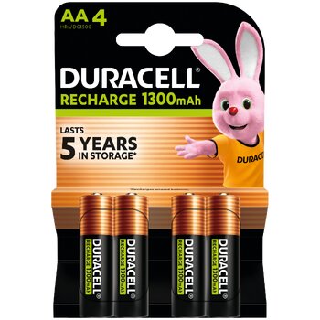 Duracell Recharge R6/AA 1300 mAh batteries (blister) - 4 pieces Duracell Recharge R6/AA 1300 mAh batteries (blister) - 4 pieces