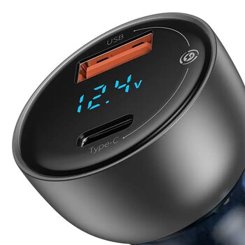 Baseus CCKX-C0A 65W Fast Car Charger with USB QC3.0 and USB-C PD 3.0 PPS