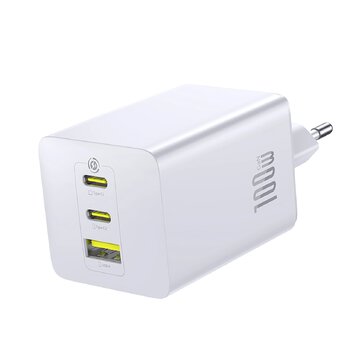 Baseus GaN EnerFill FE11 P10182102213-00 100W Fast AC Charger with 2 USB-C PD and USB Sockets