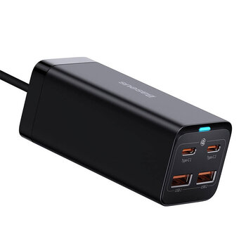 Baseus GaN3 Pro CCGP000101 100W Fast AC Charger with 2 USB-C PD ports and 2 USB ports