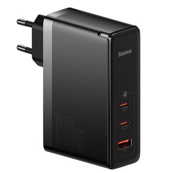 Baseus GaN5 Pro CCGP100201 140W Fast AC Charger with 2 USB-C PD and USB Sockets