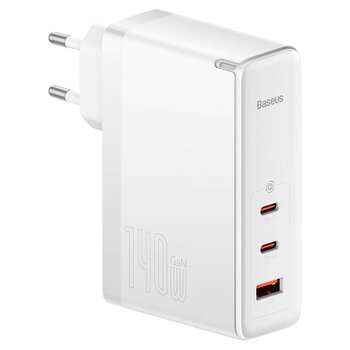 Baseus GaN5 Pro CCGP100202 140W Fast AC Charger with 2 USB-C PD and USB Sockets