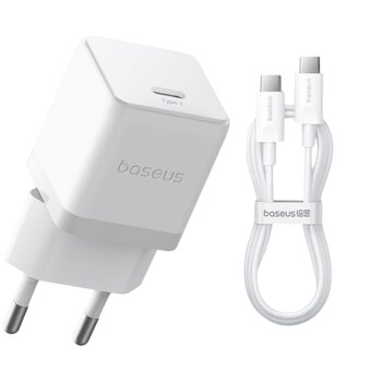 Baseus Palm P10111605213-01 30W Fast AC Charger with USB-C PD 3.0 PPS Socket + 1m Cable Baseus Palm P10111605213-01 30W Fast AC Charger with USB-C PD 3.0 PPS Socket + 1m Cable